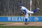 Baseball vs Emerson  Wheaton College Baseball vs Emerson College. - Photo By: KEITH NORDSTROM : Wheaton, Baseball